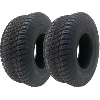 11x4.00-5 Lawnmower Grass Multi Turf Tyres 4ply Tubeless Wanda P332 (Set of 2)