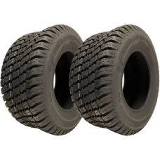 16x6.50-8 Lawnmower Tyres 4ply Turf Grass Wanda P332 Road Legal 280kg (Set of 2)