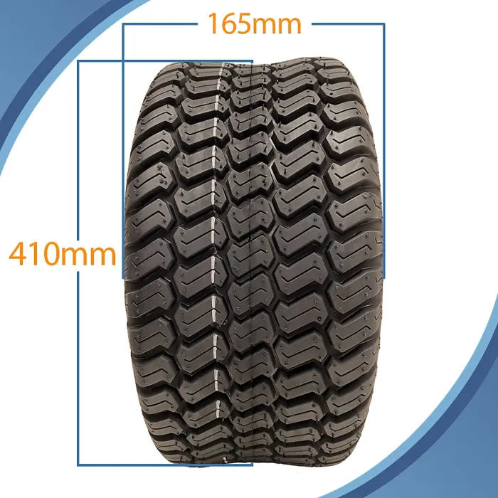 16x6.50-8 Lawnmower Tyres 4ply Turf Grass Wanda P332 Road Legal 280kg (Set of 2)