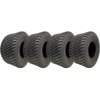 18x9.50-8 Lawnmower Grass Multi Turf Tyres 6ply Tubeless Wanda P332 (Set of 4)