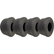 18x9.50-8 Lawnmower Grass Multi Turf Tyres 6ply Tubeless Wanda P332 (Set of 4)