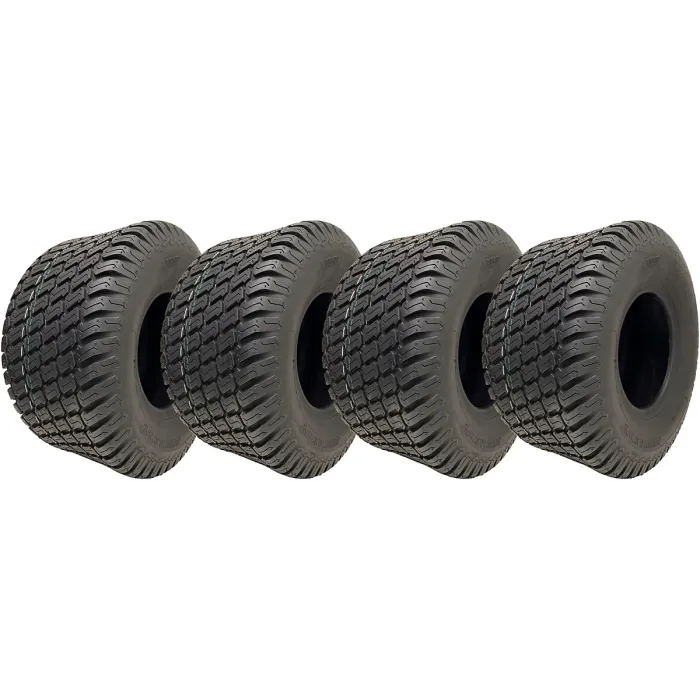 18x9.50-8 Lawnmower Grass Multi Turf Tyres 6ply Tubeless Wanda P332 (Set of 4)