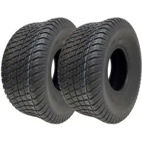 20x8.00-8 Lawnmower Grass Tyres 4ply Multi Turf Ride On Wanda P332 (Set of 2)