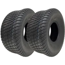 20x8.00-8 Lawnmower Grass Tyres 4ply Multi Turf Ride On Wanda P332 (Set of 2)