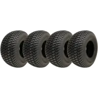 20x10.00-8 Lawnmower Grass Turf Tyres 4ply Wanda P332 Road Legal (Set of 4)