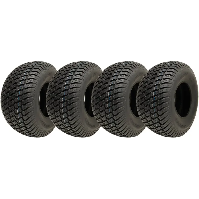 20x10.00-8 Lawnmower Grass Turf Tyres 4ply Wanda P332 Road Legal (Set of 4)