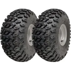 22x11.00-8 Utility ATV Tyre P334 Grass Wheel 4ply 100mm PCD Steel Rim (Set of 2)