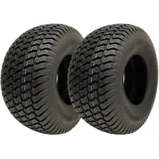 20x10.00-8 Lawnmower Grass Turf Tyres 4ply Wanda P332 Road Legal (Set of 2)