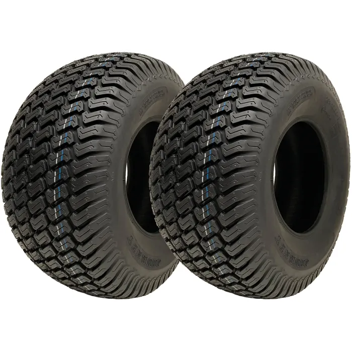 20x10.00-8 Lawnmower Grass Turf Tyres 4ply Wanda P332 Road Legal (Set of 2)