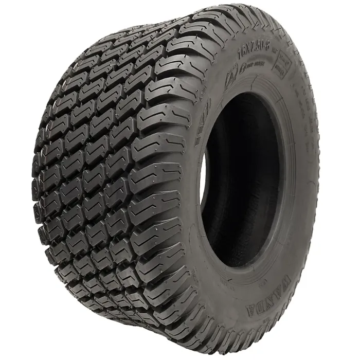 16x7.50-8 Lawnmower Tyre 4ply Multi Turf Grass Wanda P332 E-Marked Road Legal