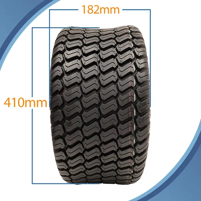 16x7.50-8 Lawnmower Tyre 4ply Multi Turf Grass Wanda P332 E-Marked Road Legal