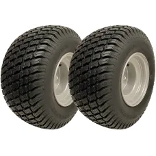 18x8.50-8 Lawnmower Wheels 4 Stud Wanda 100mm PCD E-Marked Road Legal (Set of 2)