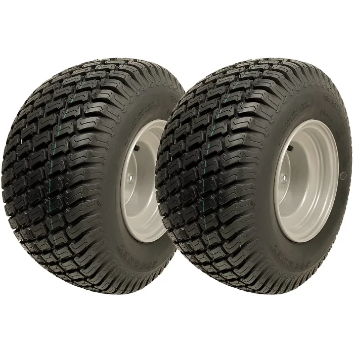18x8.50-8 Lawnmower Wheels 4 Stud Wanda 100mm PCD E-Marked Road Legal (Set of 2)