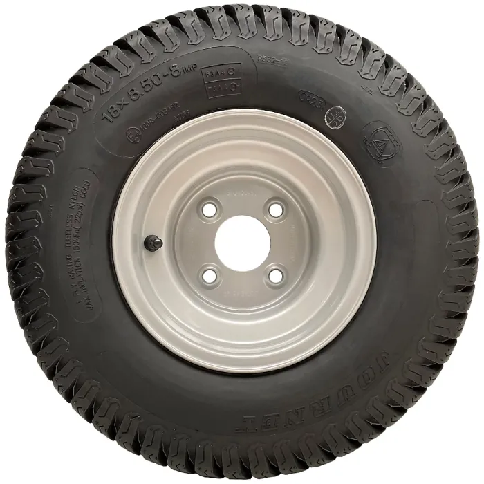18x8.50-8 Lawnmower Wheels 4 Stud Wanda 100mm PCD E-Marked Road Legal (Set of 2)
