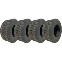 13x5.00-6 Lawnmower Grass Tyre Wanda P332 Multi Turf 4 ply Road Legal (Set of 4)