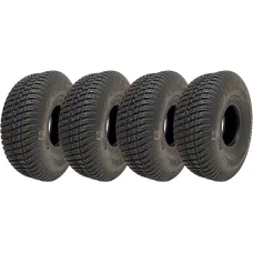 4.10/3.50-4 Lawnmower Grass Multi Turf Tyres 4ply Tubeless Wanda P332 (Set of 4)