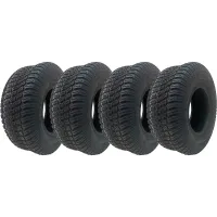 11x4.00-5 Lawnmower Grass Multi Turf Tyres 4ply Tubeless Wanda P332 (Set of 4)