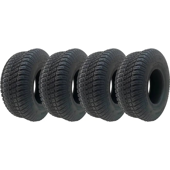 11x4.00-5 Lawnmower Grass Multi Turf Tyres 4ply Tubeless Wanda P332 (Set of 4)