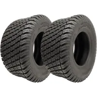 16x7.50-8 Grass Tyres 4ply Wanda P332 Turf Ride On Lawnmower Tires (Set of 2)