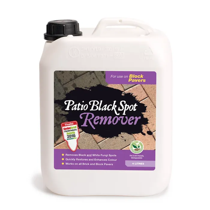 Patio Black Spot Remover For Block Paving 4 Litre