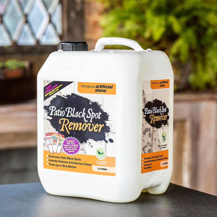 Patio Black Spot Remover For Artificial Stone 4 Litre
