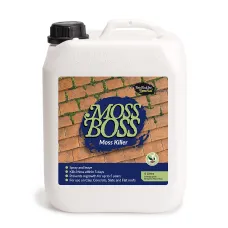 Moss Boss - 4 Litre - Clay or Concrete roofs, flat roofs, driveways, pathways, coverage up to 80 SQM