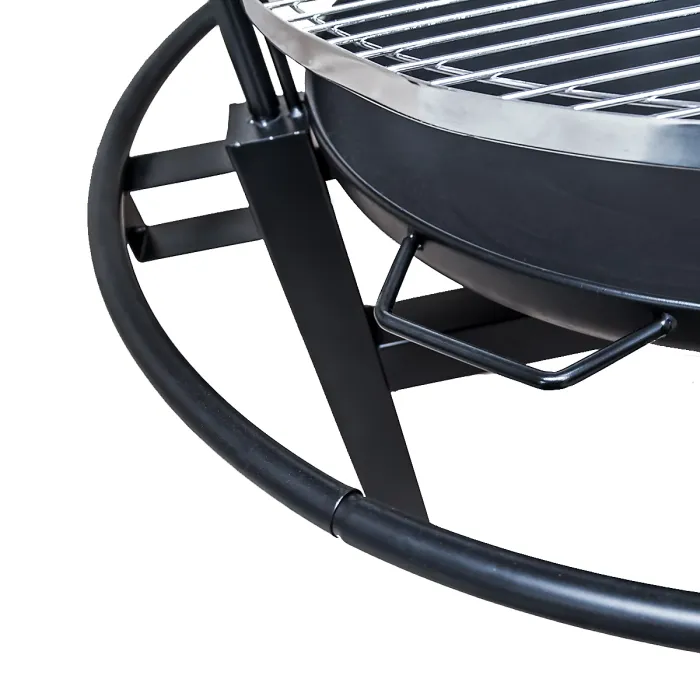 KCT BBQ Grill with Rotisserie Fire Pit With Tool Set