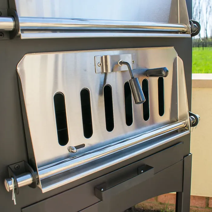 KCT Outdoor Pizza Oven BBQ Smoker with Tool Kit