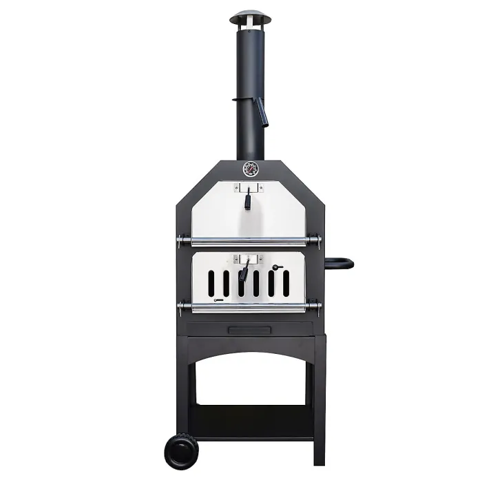 KCT Outdoor Pizza Oven BBQ Smoker with Tool Kit
