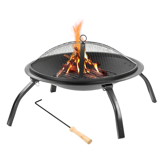 KCT Fire Pit Round Fire Pit + Lid