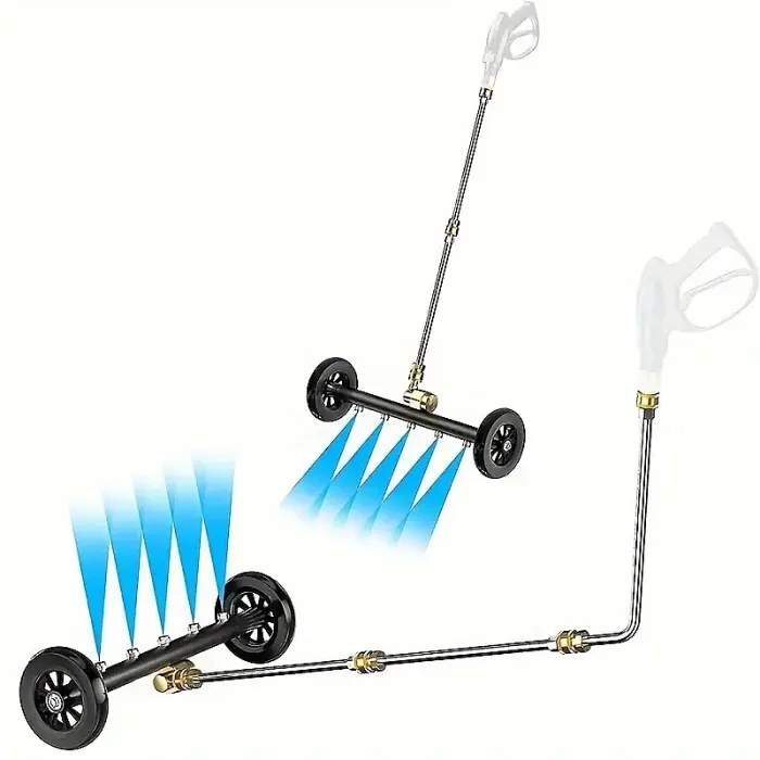 DAYS4000PSI High-Pressure Underbody Car Washer Kit - Stainless Steel, 1/4" Connector