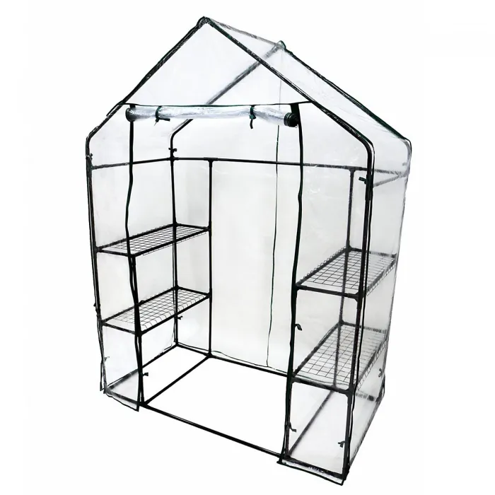 Oypla Replacement Spare PVC Cover for 3-Tier 4 Shelf Mini Walk-in Growhouse Garden Greenhouse