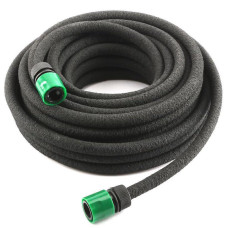Garden Sprinkler Hose Pipes Irrigation System Garden Tools & Equipment Watering Drip Lawn Water Saving Black Rubber 15M