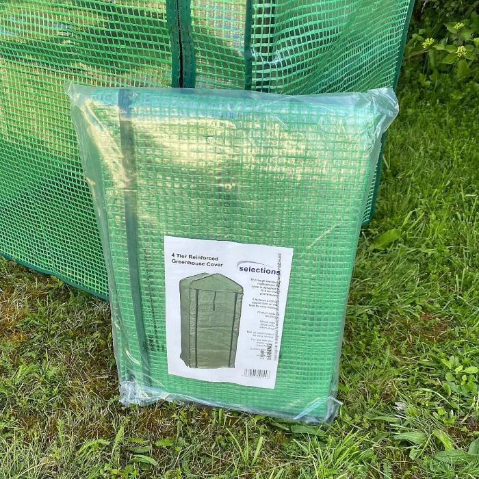 4 Tier Mini Greenhouse Reinforced Replacement Cover