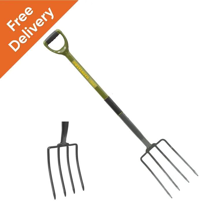 Garden Fork with solid forged carbon steel fork head with Steel Handle coated in PCV with Re enforced shaft (FREE DELIVERY)
