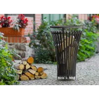 Cook King Flame Steel Fire Basket