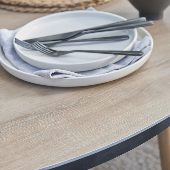 Norfolk Leisure Keswick Grey Metal 4 seater Dining set