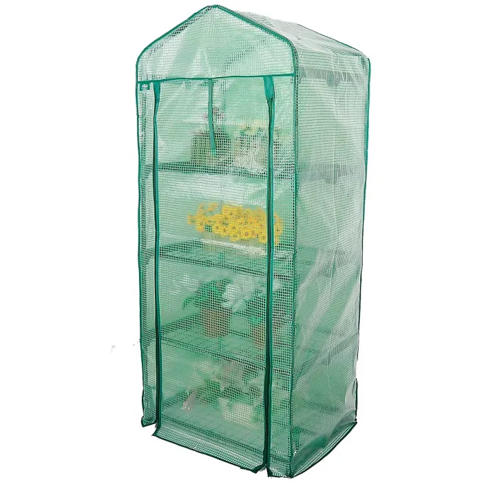 PE Cover for 4 Tier Mini Greenhouse Outdoor Garden Plants Grow Green House