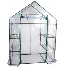 PVC Cover for Walk In Greenhouse Garden Grow Green House with 4