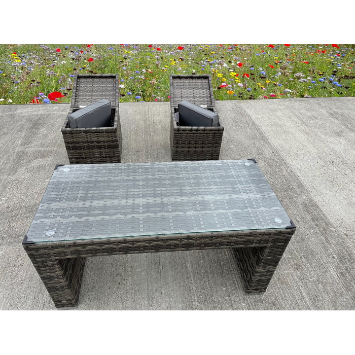 World RATTAN WICKER GARDEN OUTDOOR SEATER SOFA CONSERVATORY FURNITURE PATIO COFFEE TABLE STOOLS STORAGE DINING SET GREY