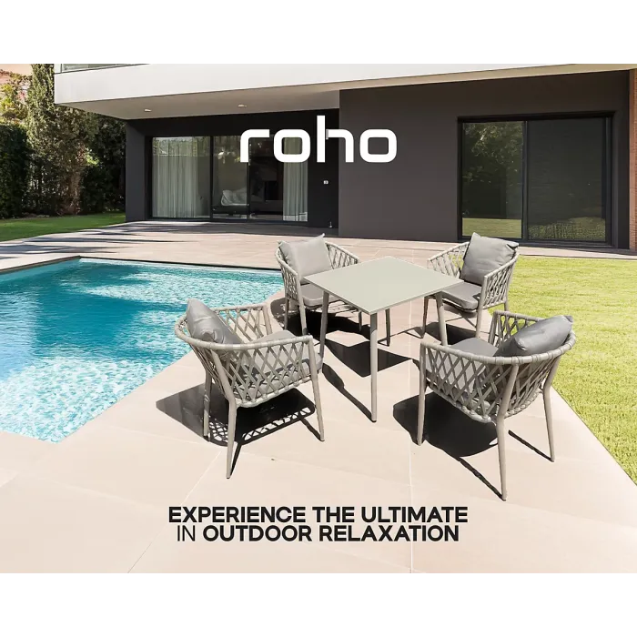 Roho Cadiz patio dining table and chairs