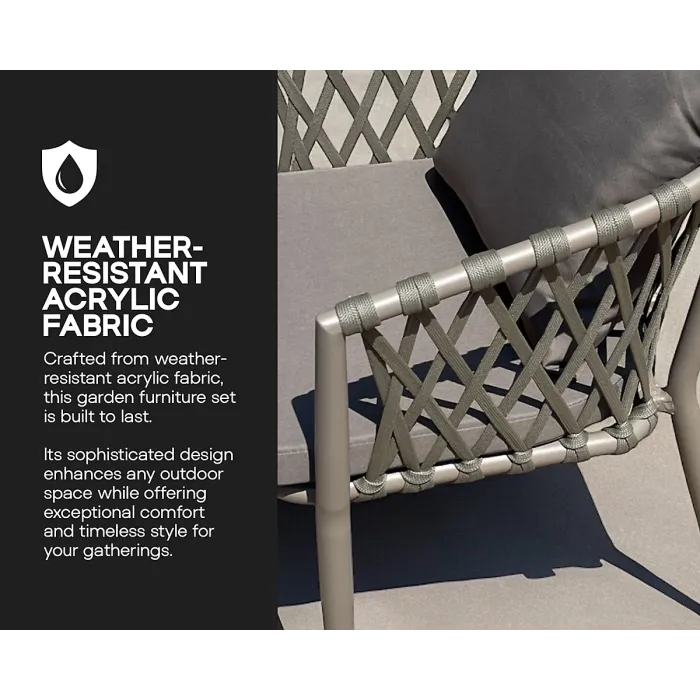 Roho Cadiz patio dining table and chairs