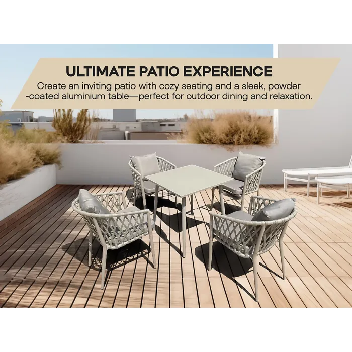 Roho Cadiz patio dining table and chairs