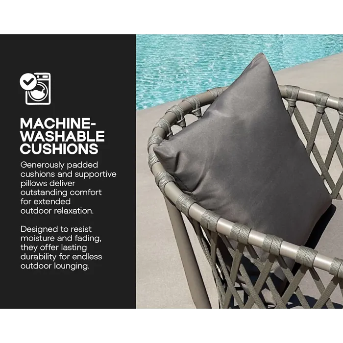 Roho Cadiz patio dining table and chairs