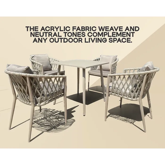 Roho Cadiz patio dining table and chairs