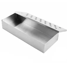 GEEZY Smoker Box for Wooden Chips Stainless Steel Meet BBQ Gas Charcoal Grilling Tool
