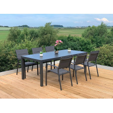 Garden Store Direct Sydney 6 Seat Aluminium Rectangular Dining Set