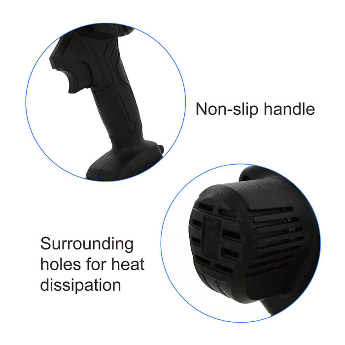 24V Mini Cordless Electric Chainsaw with its accessories, including a charger, guide bar, and oil bottle.