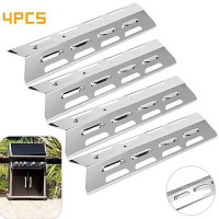 4pcs Stainless Steel Gas Grill Heat Shield Plates