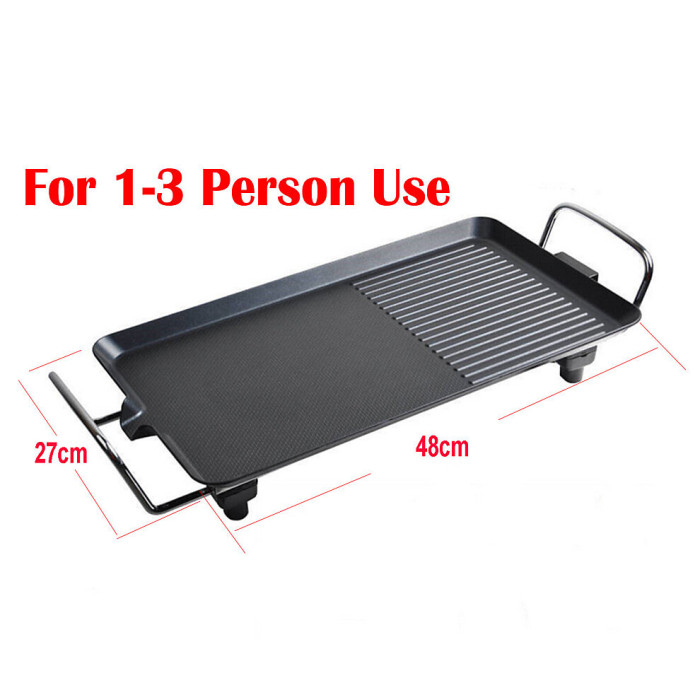 (48x27cm) Electric Grill Grill Plate 1500WBBQ Non Stick